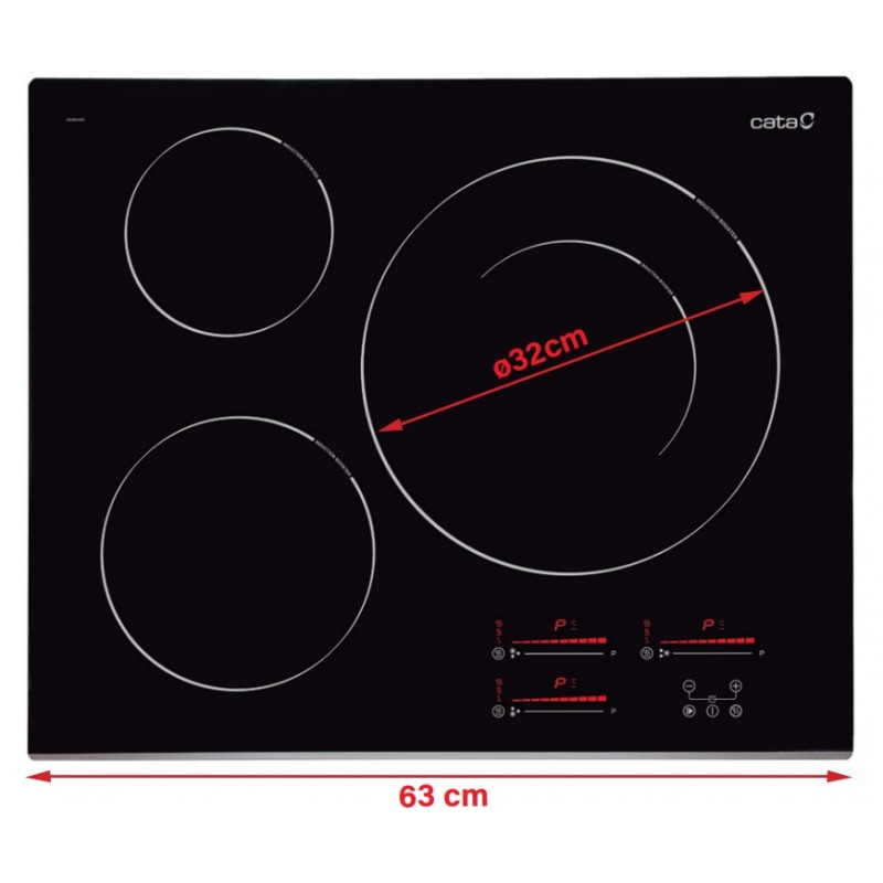 PLACA INDUCCION INSB 6032 BK/A