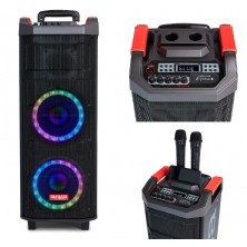 ALTAVOZ PORTATIL 600W KBTUS-608 2 MICROS LUCES