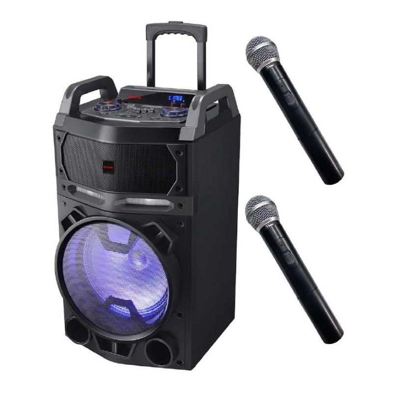 ALTAVOZ PORTATIL 600W KBTUS-700 2 MICROS INA LUCES