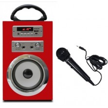 ALTAVOZ BLUETOOTH K8 ROJO +MICRO