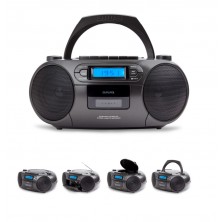 RADIO CD CASSETTE BBTC-550BK NEGRO BLUETOOTH