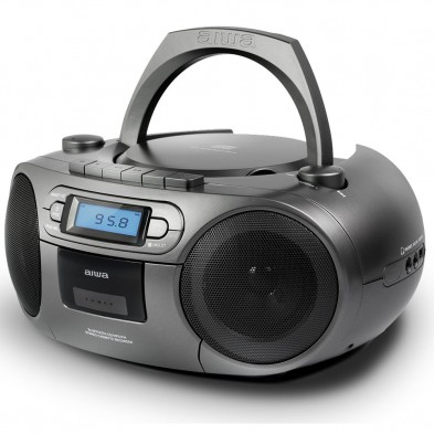 RADIO CD CASSETTE BBTC-550MG GRIS BLUETOOTH