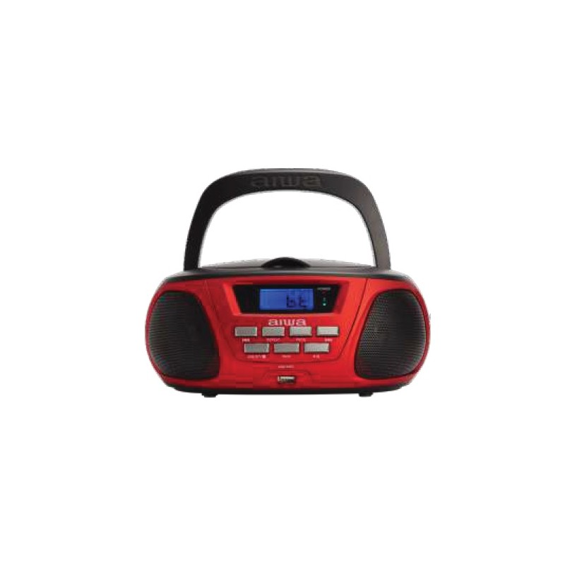 RADIO CD BBTU-300RD ROJO BLUETOOTH