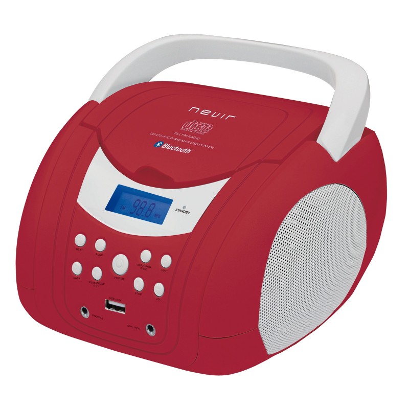 RADIO CD BLUETOOTH NVR-483UB ROJO