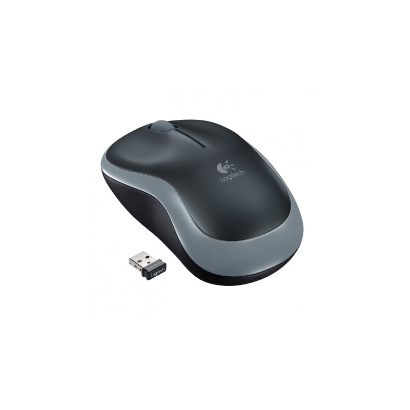 RATON OPTICO WIRELESS M185 GRIS