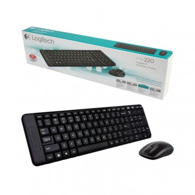 COMBO TECLADO+RATON  MK220 INALAMBRICO